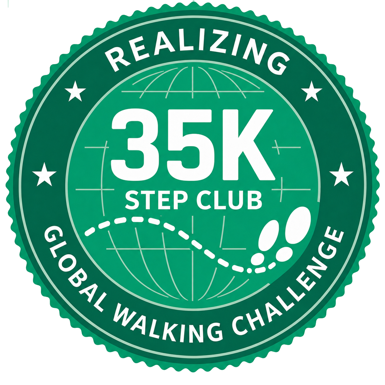 35K Realizing badge